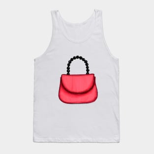 Red Women's Bag Tank Top